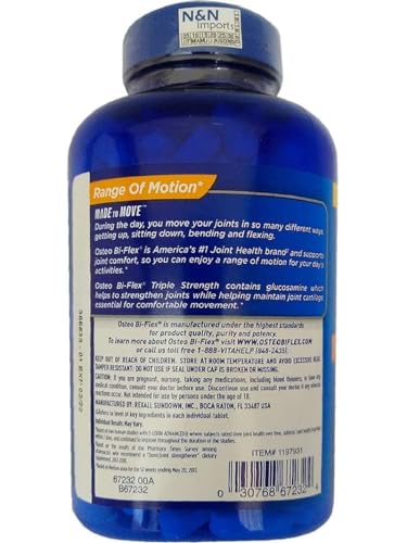 Osteo Bi Osteo Bi Flex Tripple Strength Supplement (200 Count, Pack of 1)