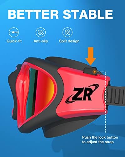 ZIONOR G1 Polarized Swimming Goggles for Unisex Adult Women Anti Fog 100% Anti UV Diving Goggles