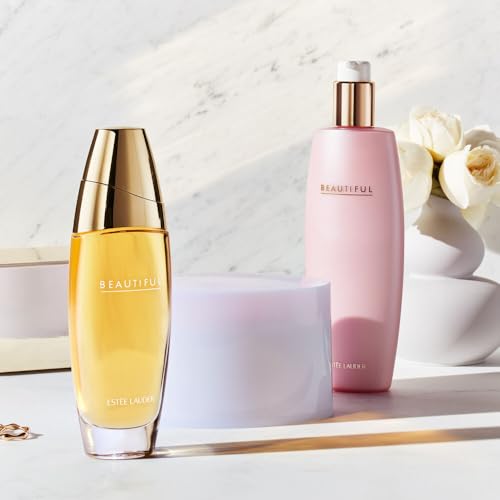 Estée Lauder Beautiful Perfumed Body Lotion with Notes of Rose, Lily, Tuberose & Orange Flower , 8.4 Fl Oz