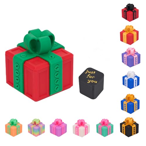 JASSBOOY Annoying Gift Box with Screws, Finger in Annoying Box Funny Prank Gag Gift for Christmas Halloween, Office Joke