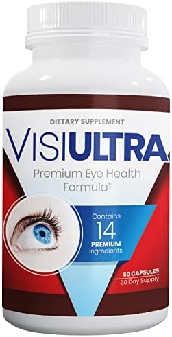 Eye Health Supplement – 14 Essential nutrients for Clear Vision, Blue Light Protection, and Long-Term Eye Health. Supports Clarity and Eye Wellness. 60 Capsules. (1 Pack)