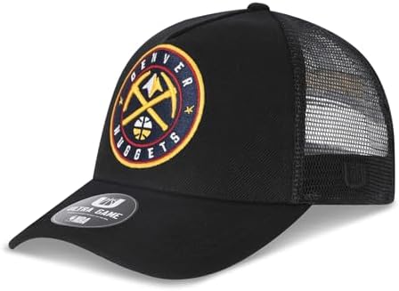 Ultra Game Men's NBA Official Snap Back All Around The World Trucker Baseball Cap Hat