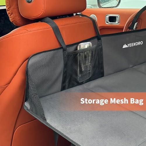 Car Rear Seat Mattress Extension Plate, Foldable Car Back Seat Extender,Portable Mattress for Sleeping, Increase Travel Trunk Space and Car Bed Camping Space for Car, SUV, Model Y/3