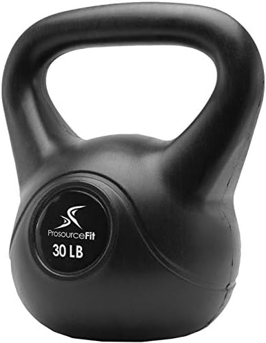 ProsourceFit Vinyl Plastic Kettlebell from 10, 15, 20, 25, 30, and 35 lbs