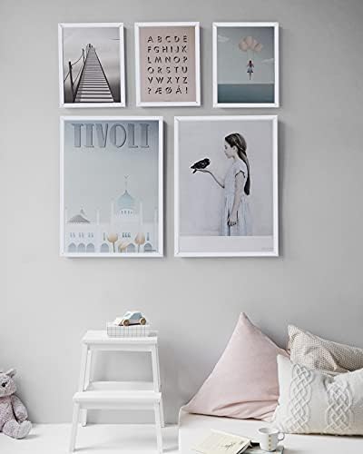 Art3d 25 Ft Peel and Stick Trim for Backsplash Tile Edge, Self-Adhesive Liner for Corner Decor in White