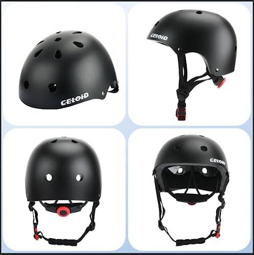Kids Bike Helmet,Toddler Skateboard Helmets for Ages 2-3-5-8-14 Years Boys Girls,Adjustable Multi-Sport Bicycle Skateboarding Football Roller Skating Scooter Rollerblade Balance Bike Helmet