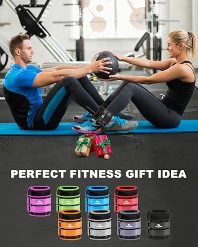 Fragraim Adjustable Ankle Weights 1-3/4/5/6/8/10/12/15/20 LBS Pair with Removable Weight for Jogging, Gymnastics, Aerobics, Physical Therapy