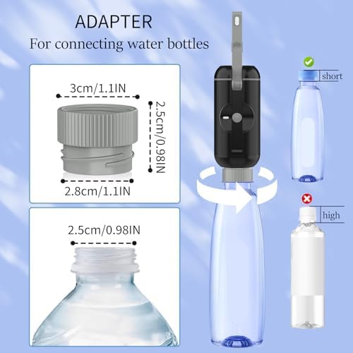 Portable Bidet for Travel, VITCOCO Rechargeable Electric Travel Bidet Sprayer with Adaptor, Waterproof High Pressure Handheld Bidet for Women Men Baby Cleaning