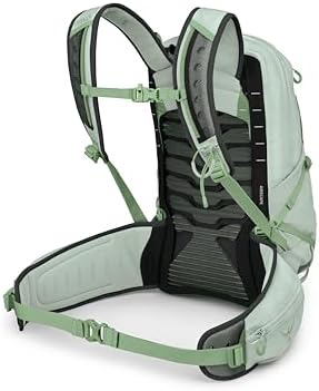 Osprey Tempest 22L Women's Lightweight Hiking Backpack with Hipbelt, Frosty Mint Green/Botanica