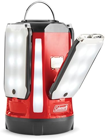 Coleman Multi-Panel LED Lantern: Rechargeable, Water-Resistant, Magnetic Light Panels, Built-In Flashlight, USB Charging Port; Excellent for Camping, Hunting, Emergencies, etc
