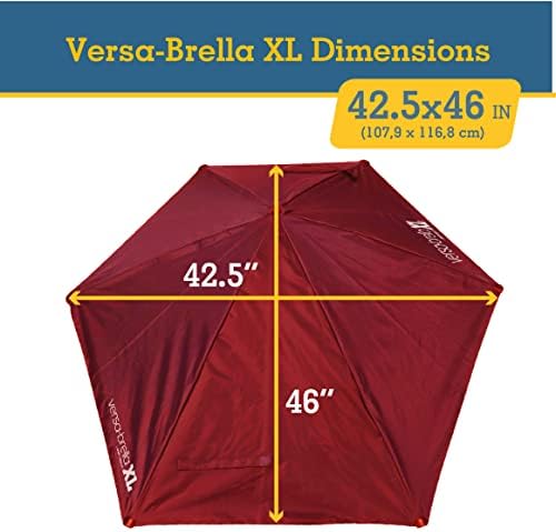Sport-Brella Versa-Brella SPF 50+ Adjustable Umbrella with Universal Clamp