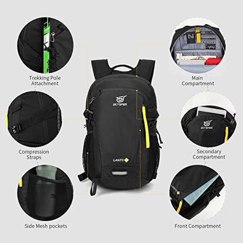 SKYSPER Small Hiking Backpack, 20L Lightweight Travel Backpacks Hiking Daypack for Women Men
