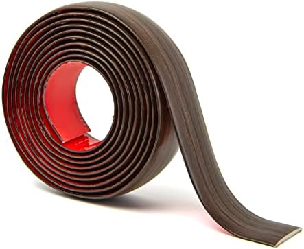 Art3d Vinyl Floor Transition Strip - Laminate Floor Divider for Joining Gaps and Carpets, Brown (10 FT, 1.57in)