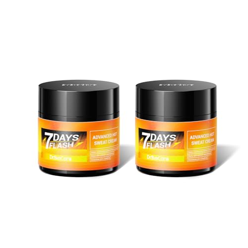 DrBioCare Advanced Hot Sweat Cream, Natural Enhancer for Men and Women, Makes You Sweat Harder and Faster - 2 Bottles