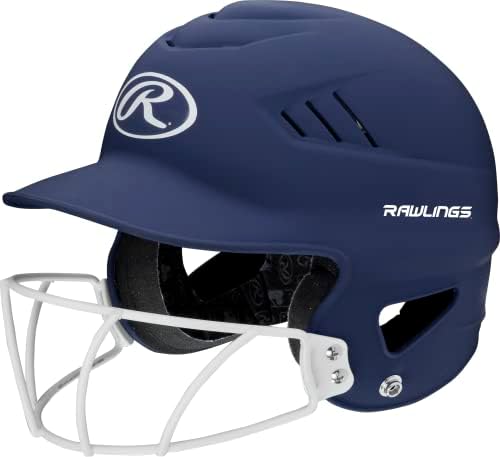 Rawlings | COOLFLO Batting Helmet with Facemask | Fastpitch Softball | One Size fits Most (6 1/2-7 1/2)