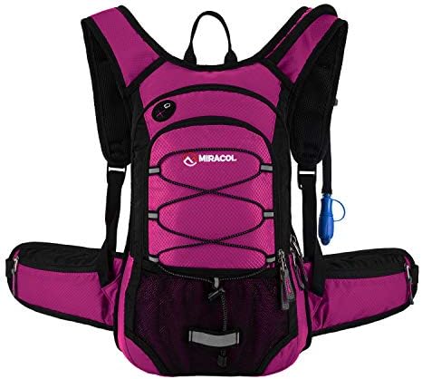 Hydration Pack Hiking Water Backpack - Miracol Insulated Water Bag with 2L Bladder