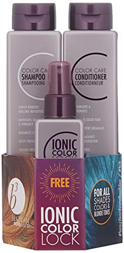 B3 Brazilian Bondbuilder Color Care Shampoo & Conditioner with Color Lock,28.75 fl oz.(3 Count)