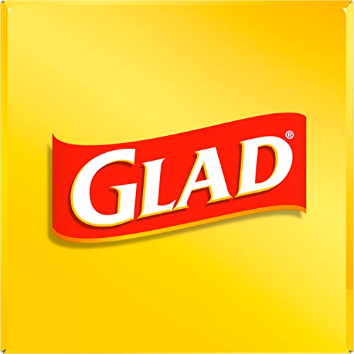 Glad Small Trash Bags 8 Gallon, Fragrance Free Garbage Bags, Odor Resistant with Drawstring, 80 Count