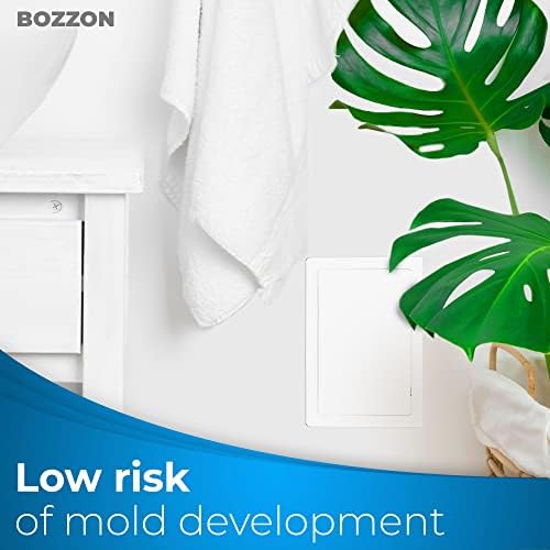 Access Panel for Drywall - 8x16 inch - Wall Hole Cover - Access Door - Plumbing Access Panel for Drywall - Heavy Durable Plastic White