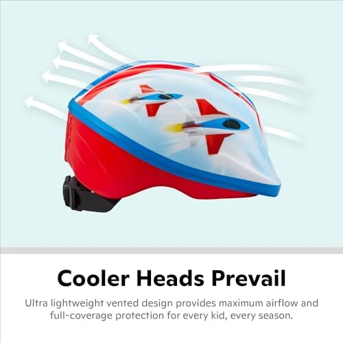 Schwinn Classic Toddler and Baby Bike Helmet for Boys and Girls, Dial Fit Adjustment and Full Range Padding, Extended Lower Shell