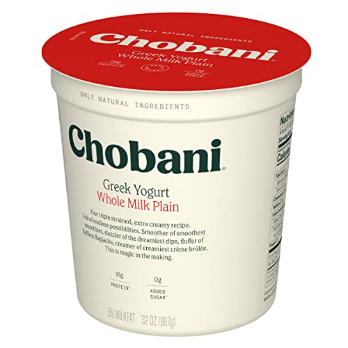 Chobani® Whole Milk Plain Greek Yogurt 32oz