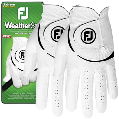 FootJoy Men's WeatherSof 2-Pack Golf Glove