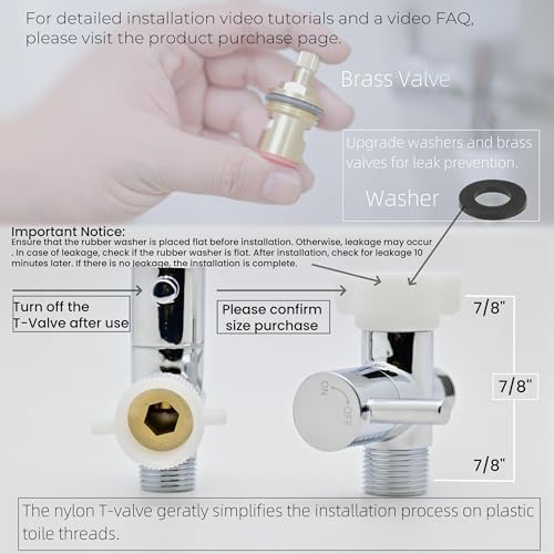 Handheld Toilet Bidet Sprayer for Toilet-Adjustable Water Pressure Control with Bidet Hose for Feminine Wash, Stainless Steel Brushed Nickel Cloth Diaper for Baby Wash (Stainless Steel, 1)