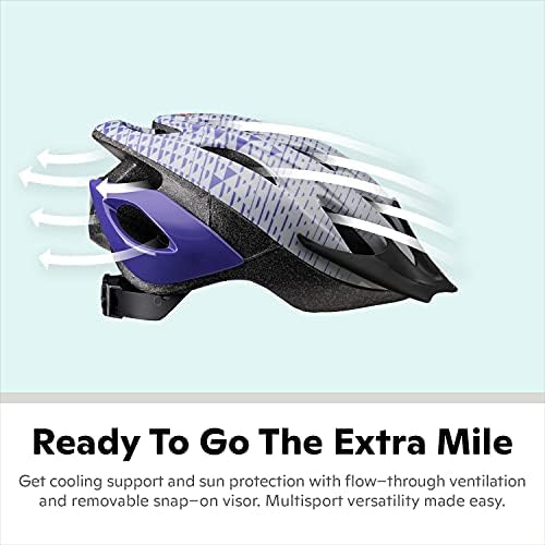 Schwinn Thrasher Bike Helmet for Youth Boys Girls Age 8-14 Years Old, Suggested Fit 55-58cm, Lightweight Microshell Design with Adjustable Side & Chin Strap, CPSC Safety Certified, Sleek, Sporty Style