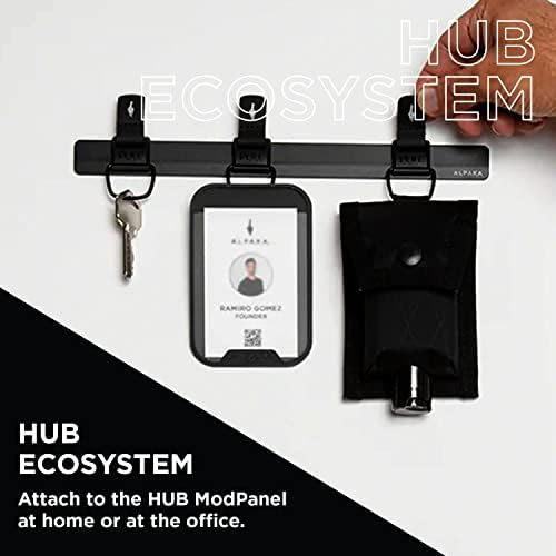 ALPAKA HUB Keychain Magnetic Keychain | Quick Release Magnetic System | Secure and Functional Clip
