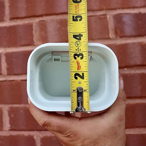 The Original GutterGate 3"x4" for Type-A Downspouts (White) (Made in The USA)