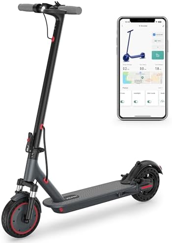 VOLPAM Electric Scooter, 350W/500W, 8.5"/10" Tires, 12/21/28 Miles Range, 16/19/22Mph, Folding E-Scooter with Dual Braking