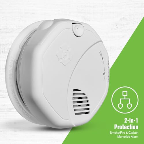 First Alert SMCO100 Battery-Operated Combination Smoke & Carbon Monoxide Alarm - 3 Pack
