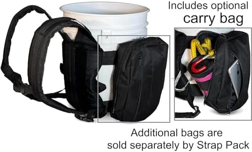 Backpack for 5 Gallon Buckets for Fishing, Picking Apples and Sports