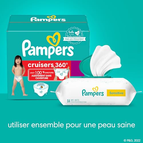 Pampers Diapers - Cruisers 360 - Size 6, 48 Count, Babyproof up to 100% Leakproof Pull-On Diaper