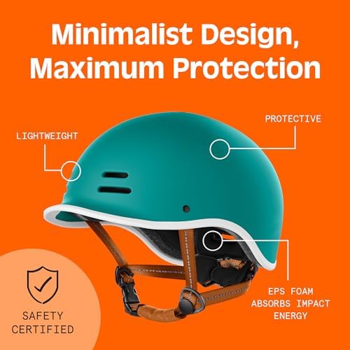 Retrospec Remi Adult Bike Helmet for Men & Women - Bicycle Helmet for Commuting, Road Biking, Skating with Adjustable Dial