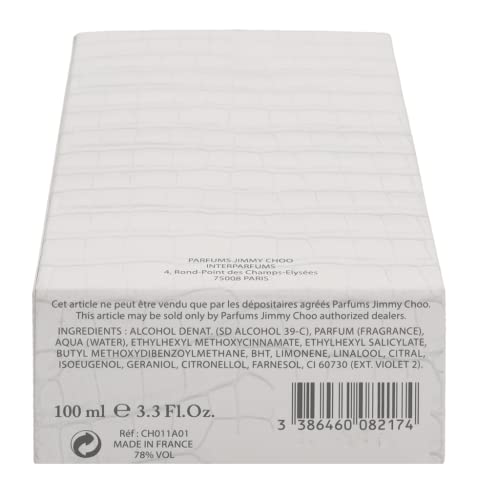 JIMMY CHOO - Man Ice Eau de Toilette - Men's Fragrance - Musky & Woody - With notes of Mandarin, Patchouli & Moss - 3.3 Fl Oz