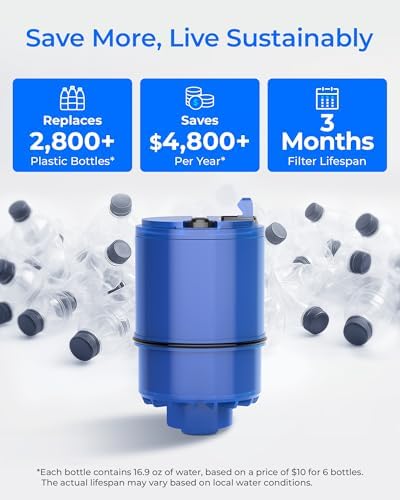 Waterdrop NSF Certified Water Filter, Replacement for All PUR®, PUR®PLUS Faucet Filtration Systems, Pur® RF-9999® Faucet Water Filter (3 Count), Model No.: WD-C08A