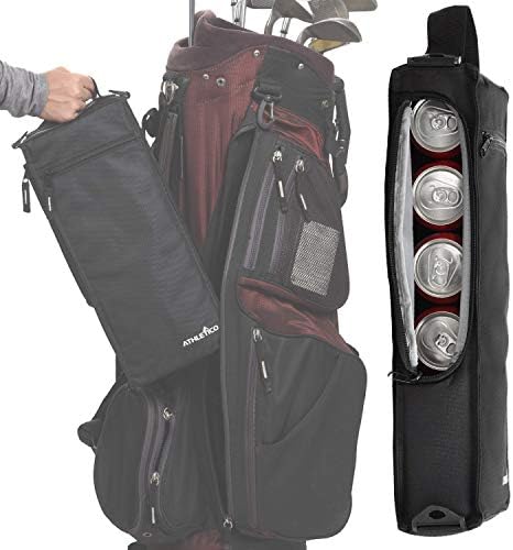Athletico Golf Cooler Bag - Soft Sided Insulated Cooler Holds a 6 Pack of Cans or Two Wine Bottles