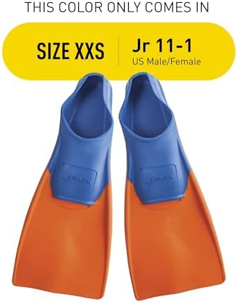 FINIS Long Floating Swim Fins - Training Fins for All Ages - Improves Kick Technique & Body Position