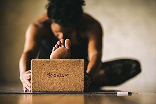 Gaiam Yoga Block - Supportive Latex-Free Eva Foam - Soft Non-Slip Surface with Beveled Edges for Yoga, Pilates, Meditation - Yoga Accessories for Stability, Balance, Deepen Stretches