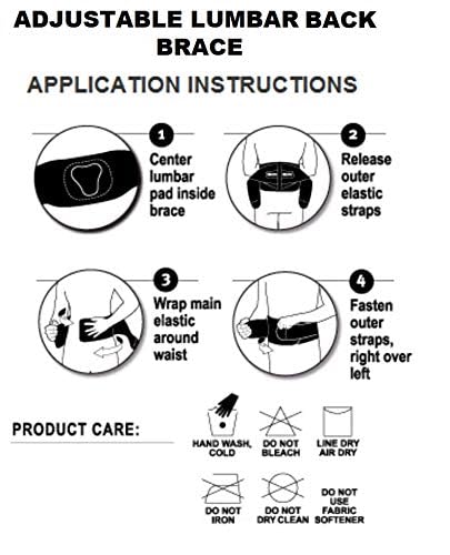 MUELLER Sports Medicine Adjustable Lumbar Back Brace with Removable Pad, Back Pain Relief Support for Men and Women, Ideal for Upper and Lower Back Pain, Sciatica, Scoliosis, Black, Small