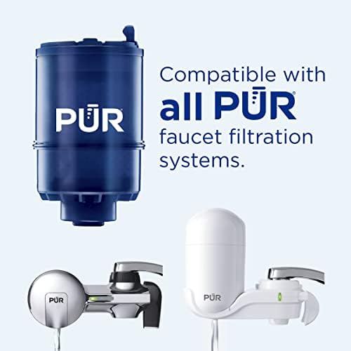 PUR PLUS Mineral Core Faucet Mount Water Filter Replacement (6 Pack) – Compatible With All PUR Faucet Filtration Systems