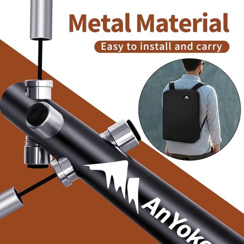 Camping Chair, Compact Backpacking Chair, Portable Folding Chair, Beach Chair with Side Pocket and headrest, Lightweight Hiking Chair 166ZZ-A