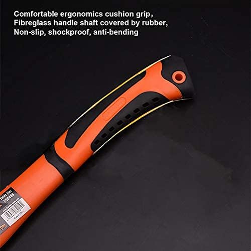 Edward Tools Wood Splitting Maul 17” - 3 lb. Axe and Sledge Combined - Forged Steel Head - Splits Wood Better Than Camp Axe or Hatchet - Kindling Splitter - Rubber Sheath