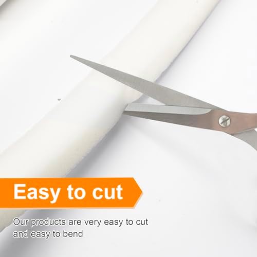 Air Conditioner Foam-2 Rolls, 1 Inch Wide X 1 Inch Thick Total 13 Feet Long, Open Cell Foam Insulation Weather Seal (6.5ft x 2 Rolls)