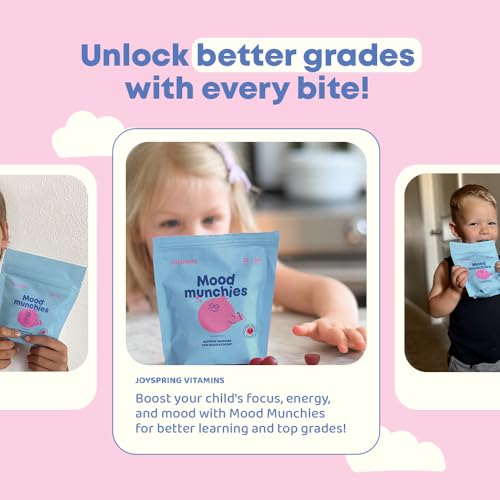 3 Pack JoySpring Saffron Gummies for Kids | Saffron Extract with GABA Supplements Offer Mood Support and Calms Temper Tantrums | Sugar Free Gummies