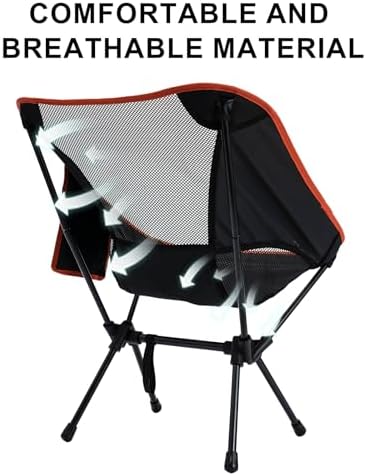 Backpacking Chair, Camping Chairs for Adults, Foldable Portable Chair for Outside Camp Sports Beach Travel Hiking