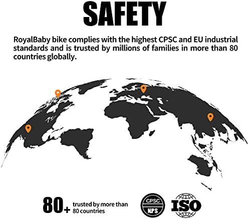 RoyalBaby Kids Bike EZ Freestyle Training Free Balance to Pedal Easy Learning Bicycle, 12-18 Inch for Toddlers to Big Kids