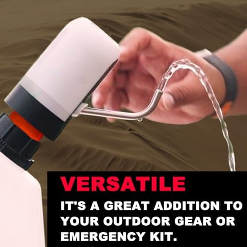 Water Pump Faucet Adapter Kit for Scepter,Camping Water Jug with Spigot for Camping and Emergency Water Jugs for Scepter Brand 10L 20L Jerry Can