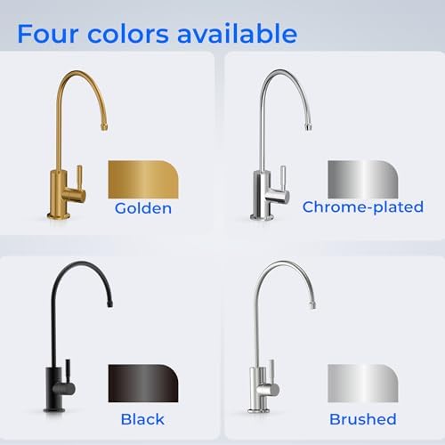 Waterdrop Reverse Osmosis Drinking Water Faucet Stainless Steel, Lead-Free๏ผGold
